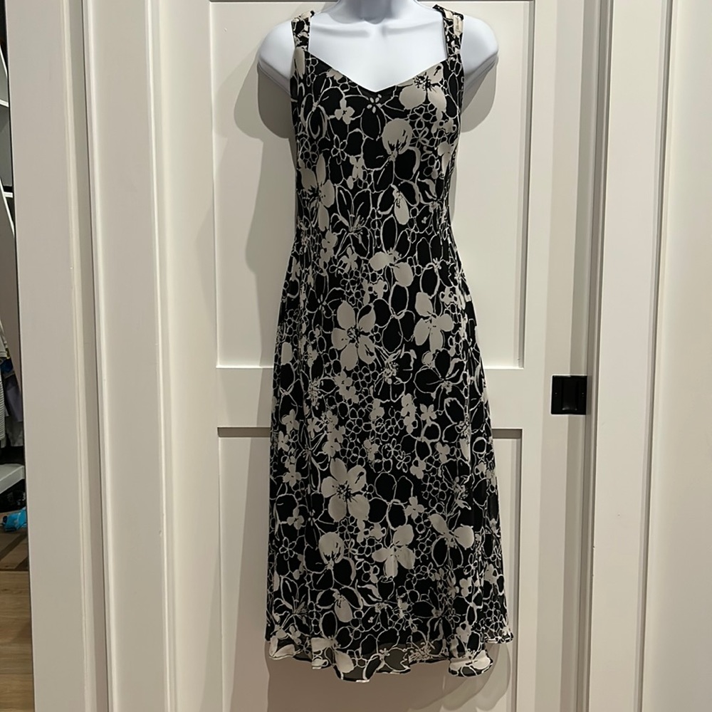 Ann Taylor silk chiffon dress